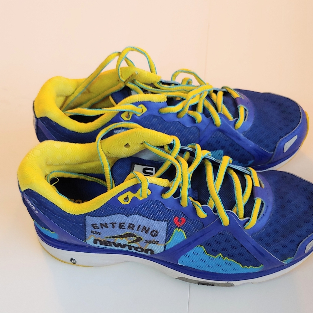Newton woman's 2016 Boston Marathon tennis shoes. Size 6.5